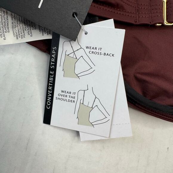 La Blanca Underwire Twist Front Swim Bikini Top in Java Brown NWT Size 6 - Picture 6 of 7